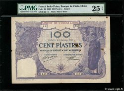 100 Piastres FRENCH INDOCHINA Saïgon 1920 P.042 F