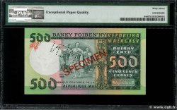 500 Francs - 100 Ariary Spécimen MADAGASKAR  1974 P.064s ST