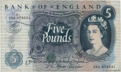 5 Pounds ENGLAND  1966 P.375b