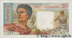 20 Francs TAHITI  1951 P.21a VF+