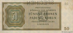 50 Korun Spécimen BOHEMIA & MORAVIA  1944 P.10s AU