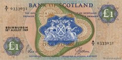 1 Pound SCOTLAND  1969 P.109b EBC
