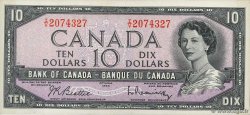 10 Dollars CANADA  1954 P.079b AU