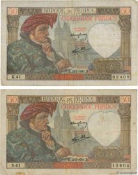 50 Francs JACQUES CŒUR Lot FRANCIA  1941 F.19.06