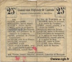 25 Centimes FRANCE Regionalismus und verschiedenen  1916 JP.02-0173.BRU fSS