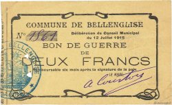 2 Francs FRANCE Regionalismus und verschiedenen  1915 JP.02-0182 SS