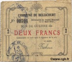 2 Francs FRANCE regionalismo e varie  1915 JP.02-0188 MB
