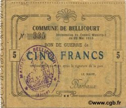 5 Francs FRANCE regionalismo y varios  1915 JP.02-0195 MBC