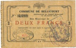 2 Francs FRANCE Regionalismus und verschiedenen  1915 JP.02-0198 S