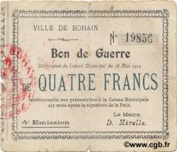 4 Francs FRANCE regionalism and various  1915 JP.02-0269 VF