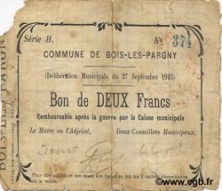 2 Francs FRANCE regionalism and various  1915 JP.02-0301 VG
