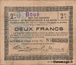 2 Francs FRANCE regionalism and various  1916 JP.02-0321.SQG VF