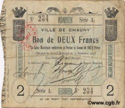 2 Francs FRANCE regionalismo y varios  1914 JP.02-0452 BC