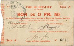 50 Centimes FRANCE regionalism and various  1915 JP.02-0479 VF-