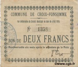 2 Francs FRANCE Regionalismus und verschiedenen  1915 JP.02-0559 SS