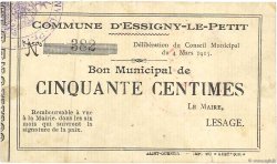 50 Centimes FRANCE regionalism and miscellaneous  1915 JP.02-0681 VF