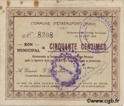 50 Centimes FRANCE regionalism and miscellaneous  1915 JP.02-0746