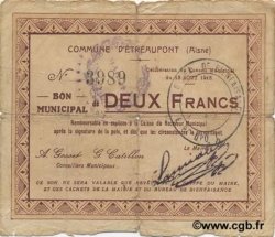 2 Francs FRANCE regionalismo y varios  1915 JP.02-0749 BC