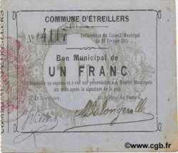 1 Franc FRANCE regionalism and various  1915 JP.02-0756 VF