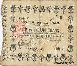 1 Franc FRANCE regionalism and various  1914 JP.02-0784 VF