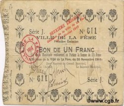 1 Franc FRANCE regionalism and various  1914 JP.02-0790