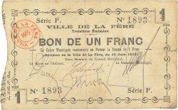 1 Franc FRANCE regionalism and various  1915 JP.02-0800