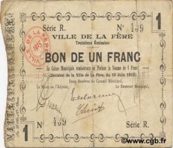 1 Franc FRANCE Regionalismus und verschiedenen  1915 JP.02-0800 SS