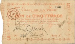 5 Francs FRANCE regionalism and various  1915 JP.02-0802 VF-