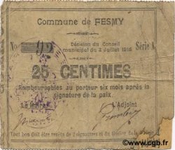 25 Centimes FRANCE regionalism and miscellaneous  1915 JP.02-0832 G