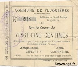 25 Centimes FRANCE Regionalismus und verschiedenen  1915 JP.02-0907 S