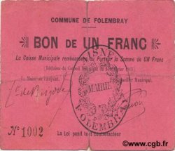 1 Franc FRANCE Regionalismus und verschiedenen  1915 JP.02-0915 S