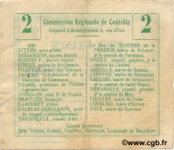 2 Francs FRANCE regionalismo y varios  1916 JP.02-0940.BRU MBC+