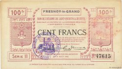100 Francs FRANCE regionalismo y varios  1916 JP.02-1023.SQG MBC+