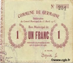 1 Franc FRANCE regionalism and miscellaneous  1915 JP.02-1052