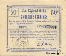 50 Centimes FRANCE Regionalismus und verschiedenen  1916 JP.02-1074.BRU fST+