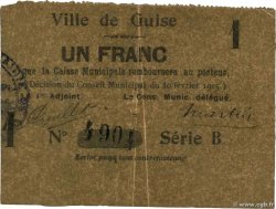 1 Franc FRANCE regionalismo e varie Guise 1915 JP.02-1102 BB