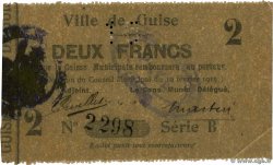 2 Francs FRANCE regionalismo e varie Guise 1915 JP.02-1103 BB