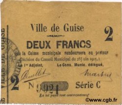 2 Francs FRANCE regionalism and various  1915 JP.02-1110 VF+