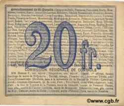 20 francs FRANCE regionalism and various  1916 JP.02-1125.SQG VF+