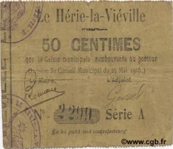 50 Centimes FRANCE regionalism and various  1915 JP.02-1165 VF