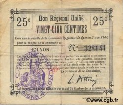 25 Centimes FRANCE regionalism and miscellaneous  1916 JP.02-1213.BRU VF