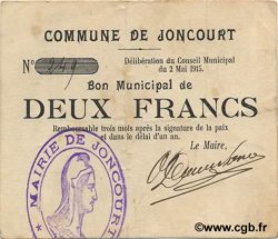 2 Francs FRANCE regionalismo y varios  1915 JP.02-1255 MBC