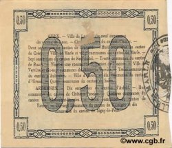 50 Centimes FRANCE Regionalismus und verschiedenen  1915 JP.02-1301 VZ