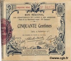 50 Centimes FRANCE regionalismo e varie  1915 JP.02-1301 BB