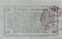 50 Centimes FRANCE regionalism and miscellaneous Laon 1916 JP.02-1308 VF