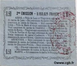 50 Centimes FRANCE regionalismo e varie  1916 JP.02-1308 SPL