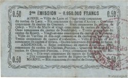 50 Centimes FRANCE Regionalismus und verschiedenen  1916 JP.02-1308 SS