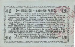 50 Centimes FRANCE regionalism and various  1916 JP.02-1308 AU