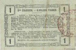 1 Franc FRANCE Regionalismus und verschiedenen Laon 1916 JP.02-1309 SS