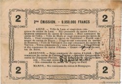 2 Francs FRANCE regionalismo y varios  1916 JP.02-1310 BC